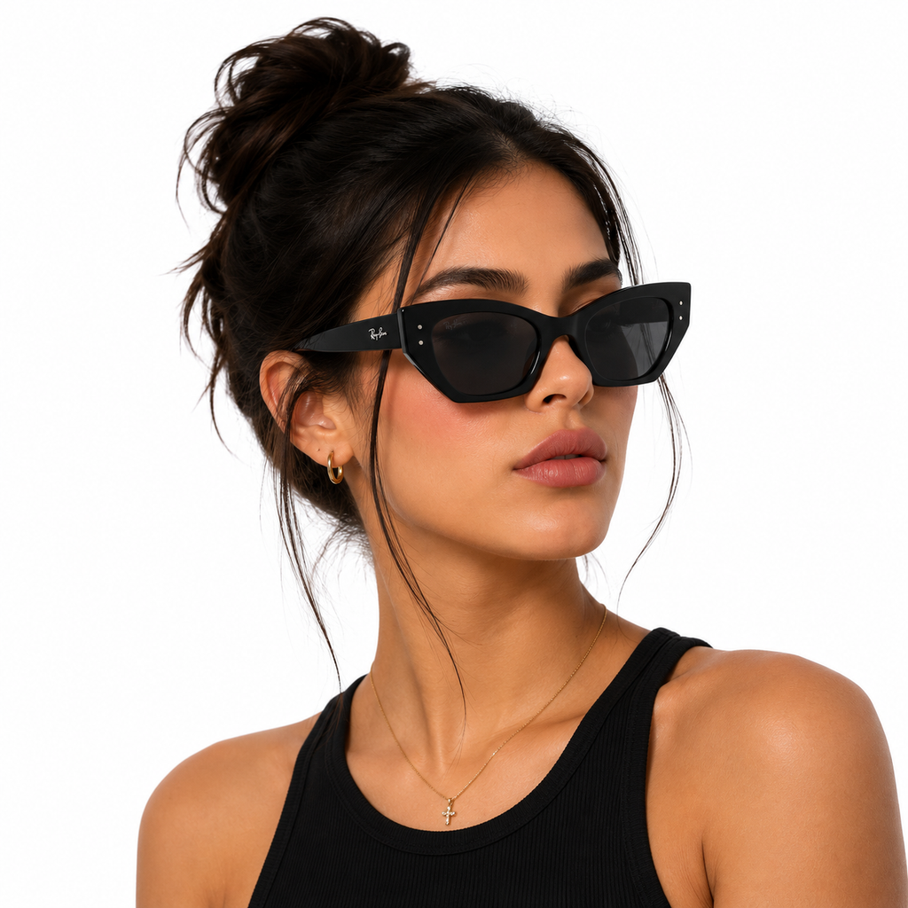 Noir Edge Cat-Eye Sunglasses