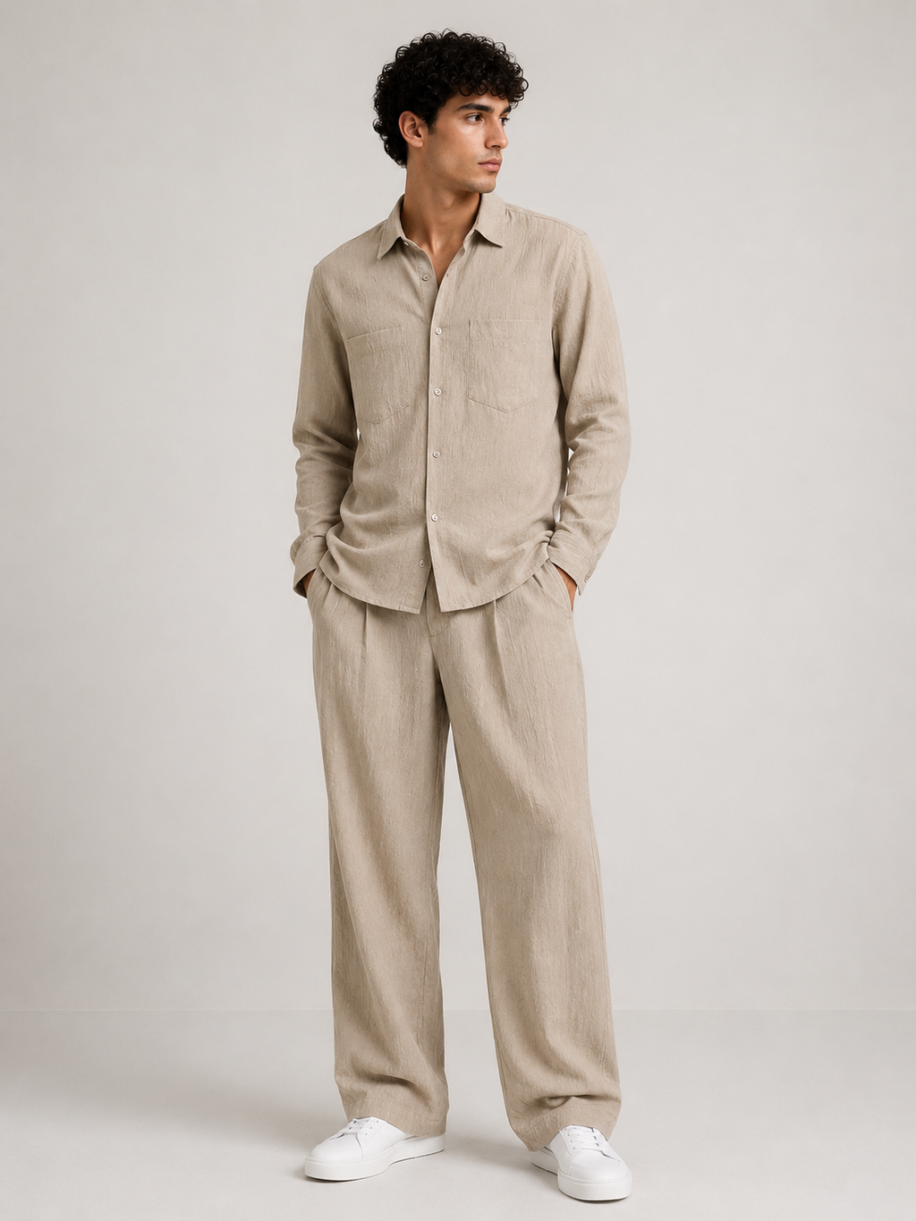 Classic linen suit