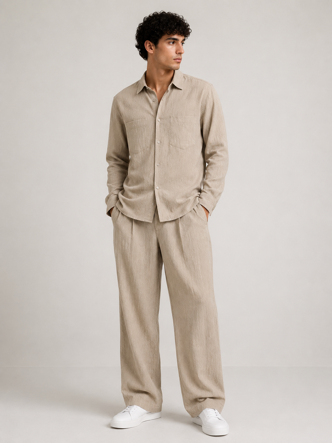 Classic linen suit