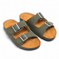 Double Buckle Comfort Slippers