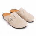 Suede Buckle Mule Slippers – Style 2